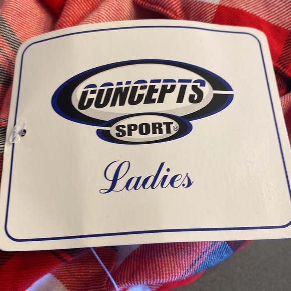 Concepts Sports small red, white and black Buckey Badger Light weight flannel - Picture 11 of 11